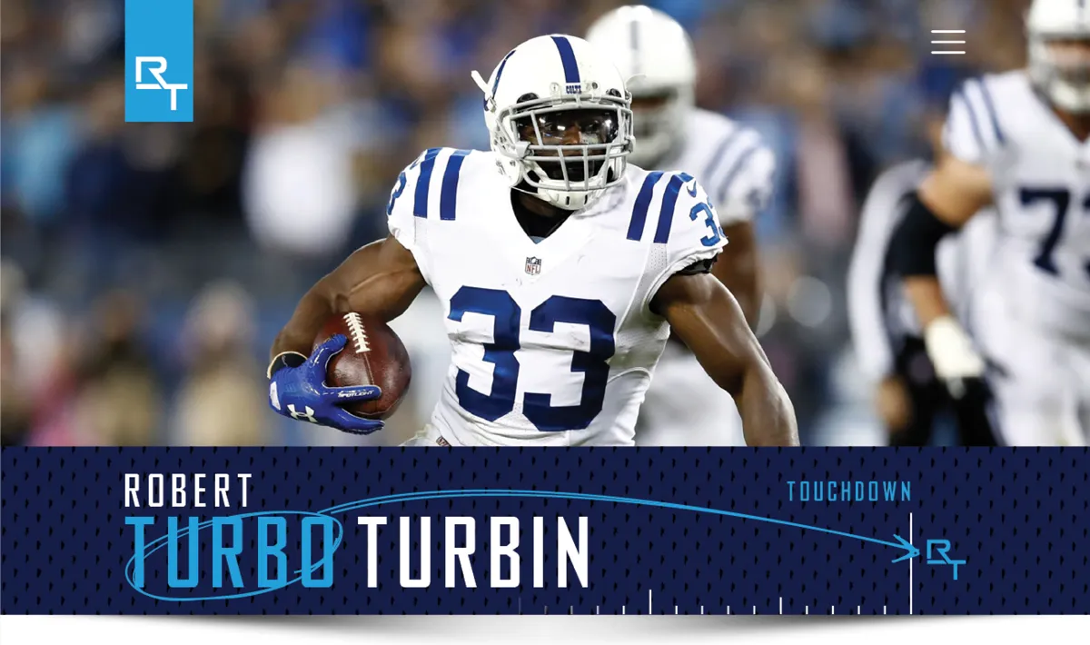Robert Turbin Robert "Turbo" Turbin branding and design work by ShanesArt